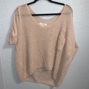 Short sleeve knit top